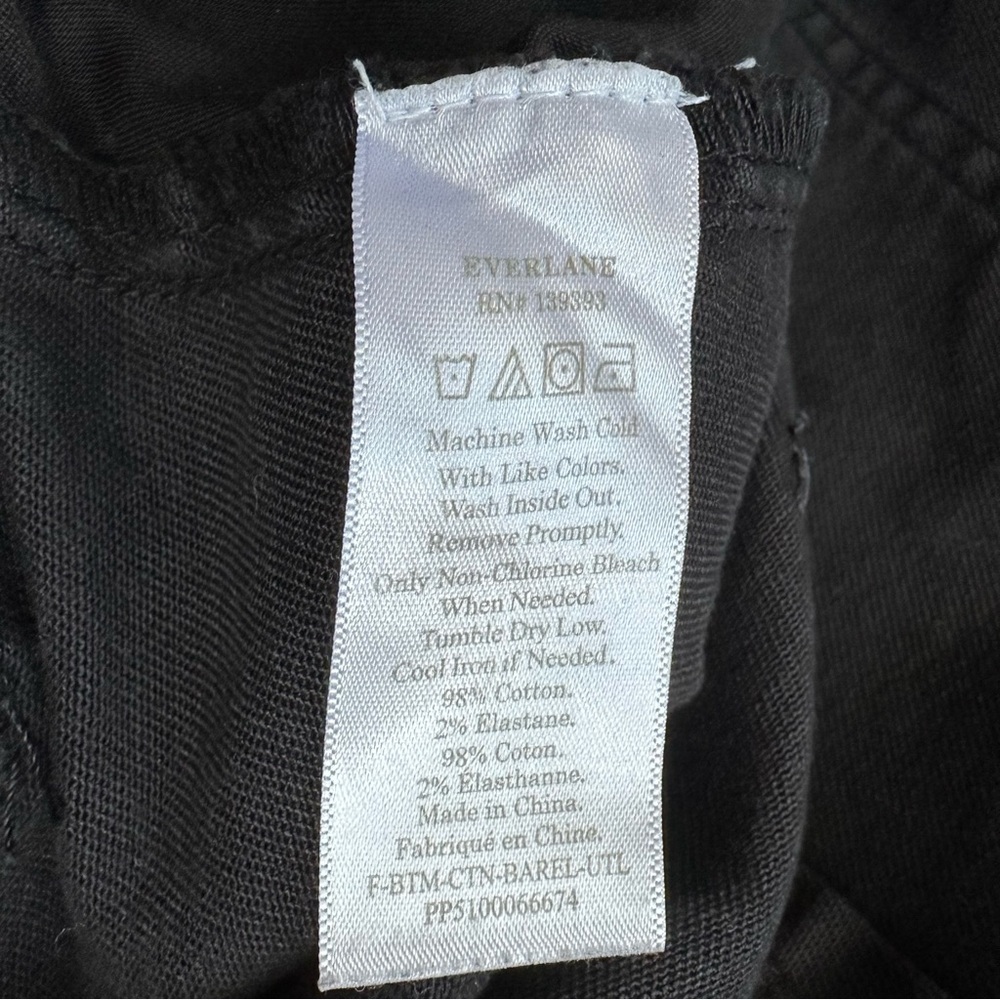 Everlane The Utility Barrel Pant in Black - Size 4 - Picture 10 of 16